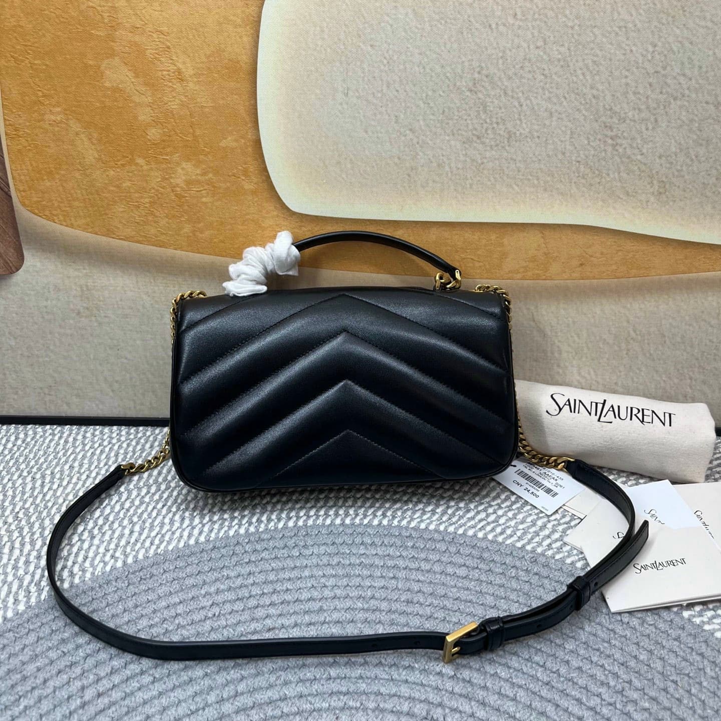 Yupoo Bag | Rep Bag Saint Laurent LUOLUO Lambskin Messenger Bag image 8