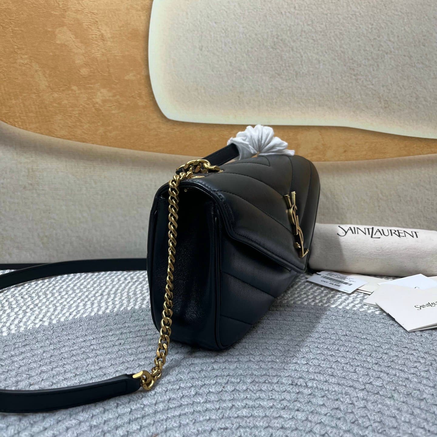 Yupoo Bag | Rep Bag Saint Laurent LUOLUO Lambskin Messenger Bag image 9