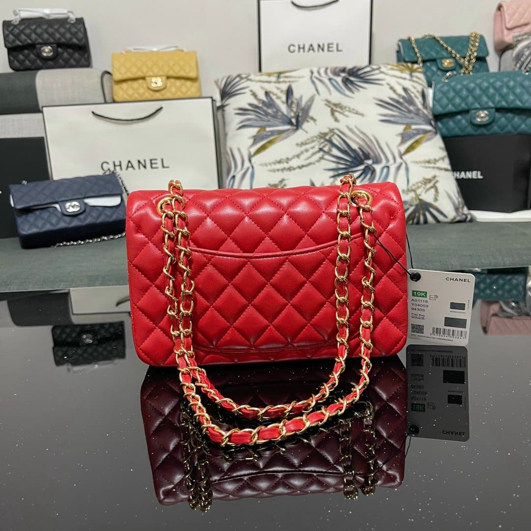 Yupoo Chanel Classic Flap 25cm red image 2