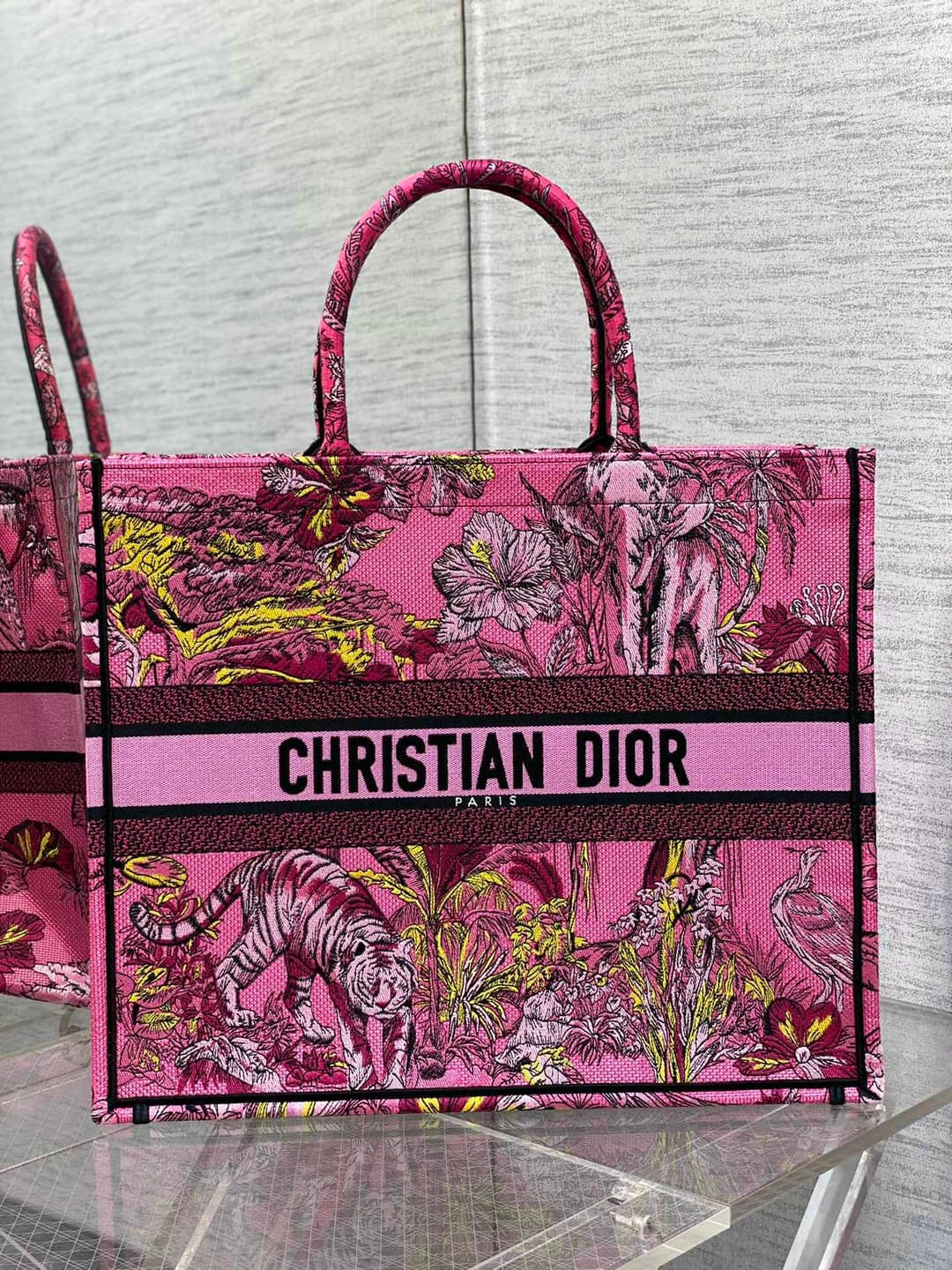 Yupoo Christian Dior Book Tote – Pink Elephant image 1