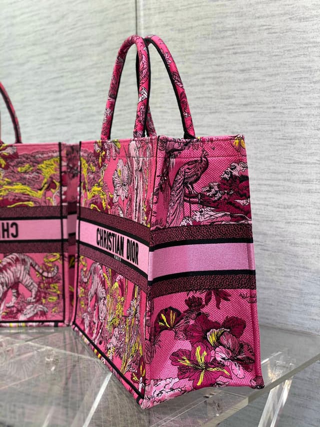 Yupoo Christian Dior Book Tote – Pink Elephant | Rep Bags image 2