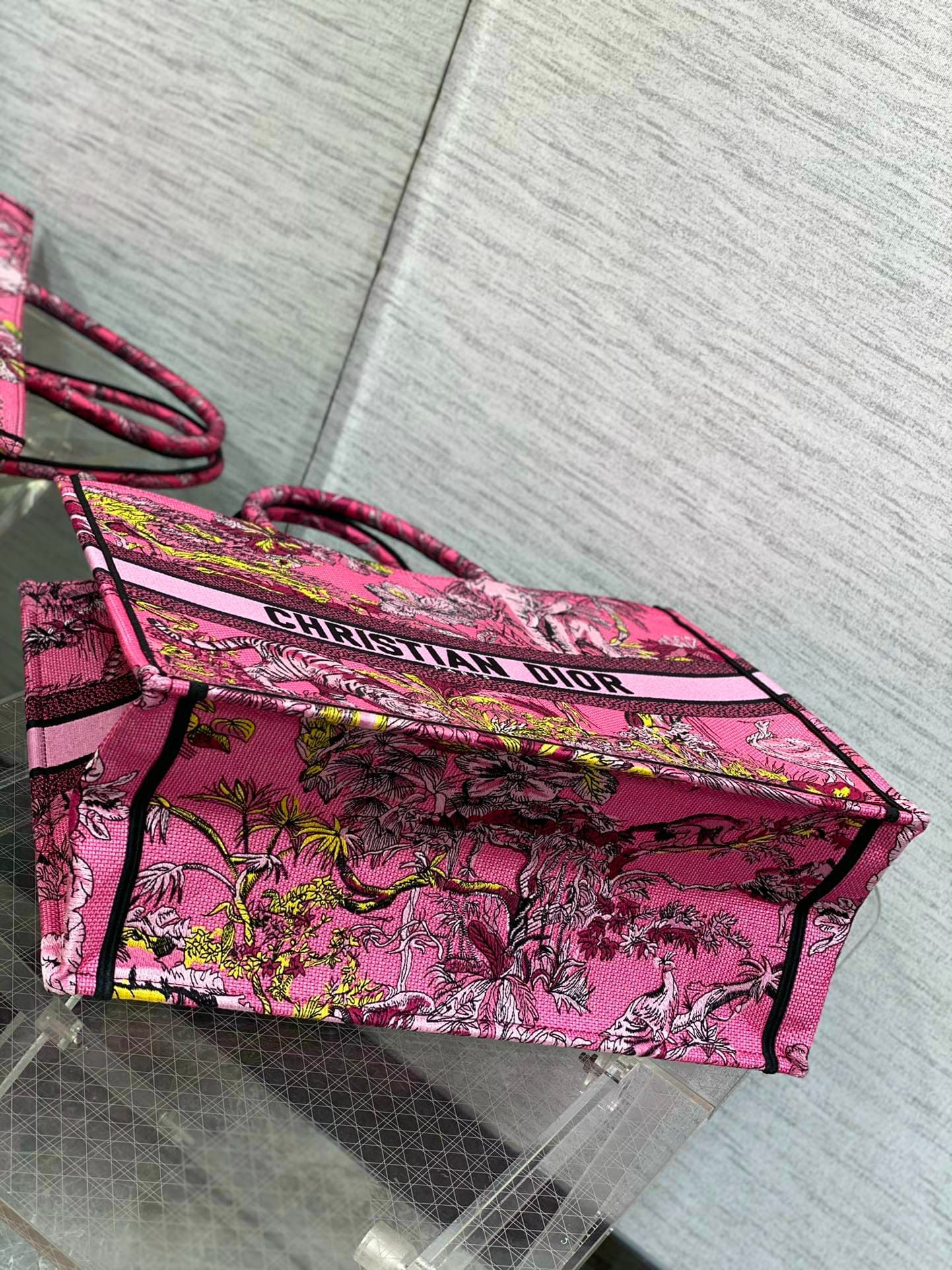 Yupoo Christian Dior Book Tote – Pink Elephant image 3