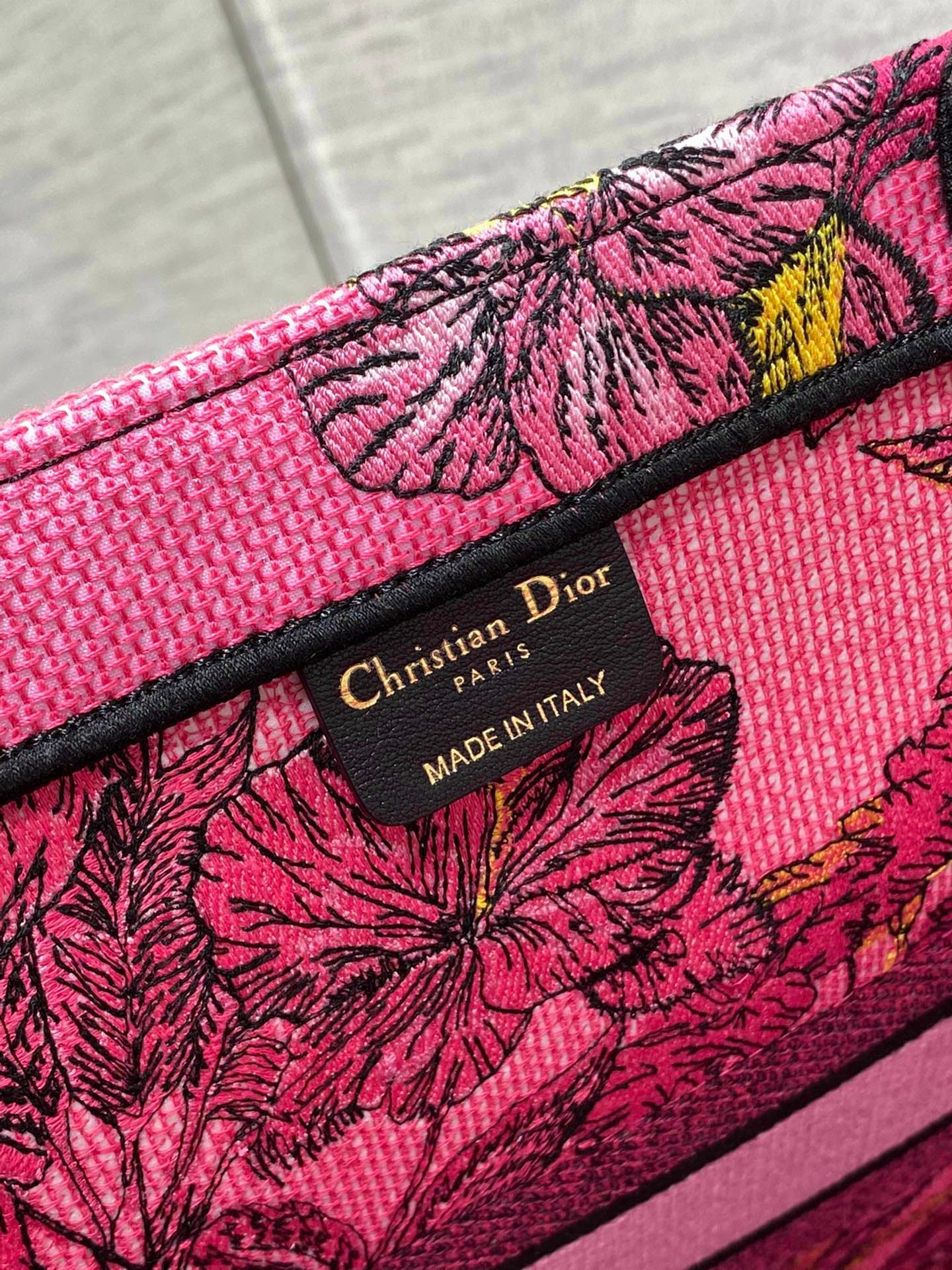 Yupoo Christian Dior Book Tote – Pink Elephant image 6