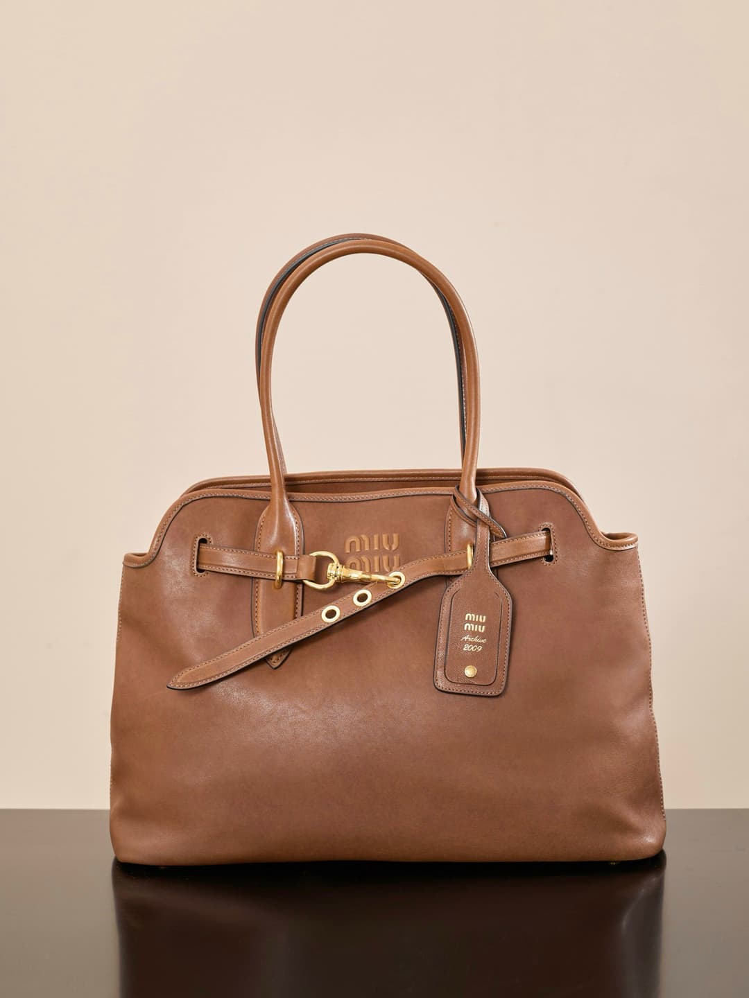 Yupoo Miu Miu Aventure Nappa Leather Tote image 1