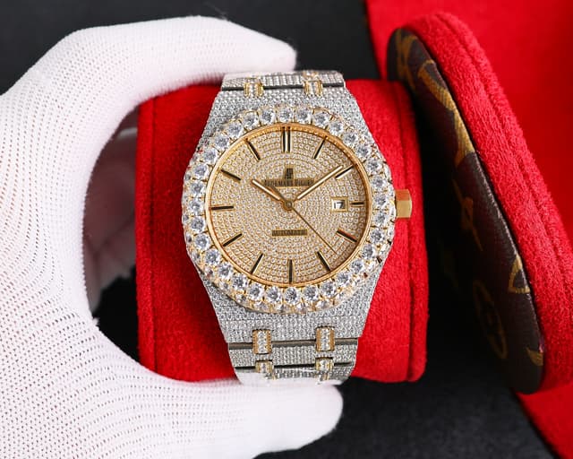 YupooPA AP Royal Oak 50th Men's Watch with Diamond Bezel | Yupoo Rep Watches image 1