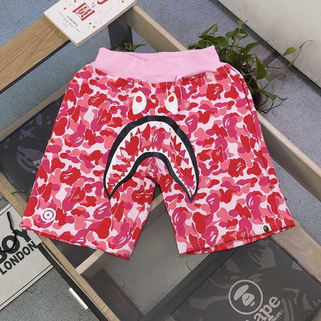 YupooPA Bape Glow Shark Pink Shorts Reps TOP QUALITY | Yupoo image 1