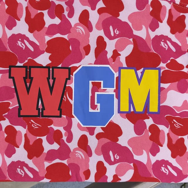 YupooPA Bape Glow Shark Pink Shorts Reps TOP QUALITY | Yupoo image 6