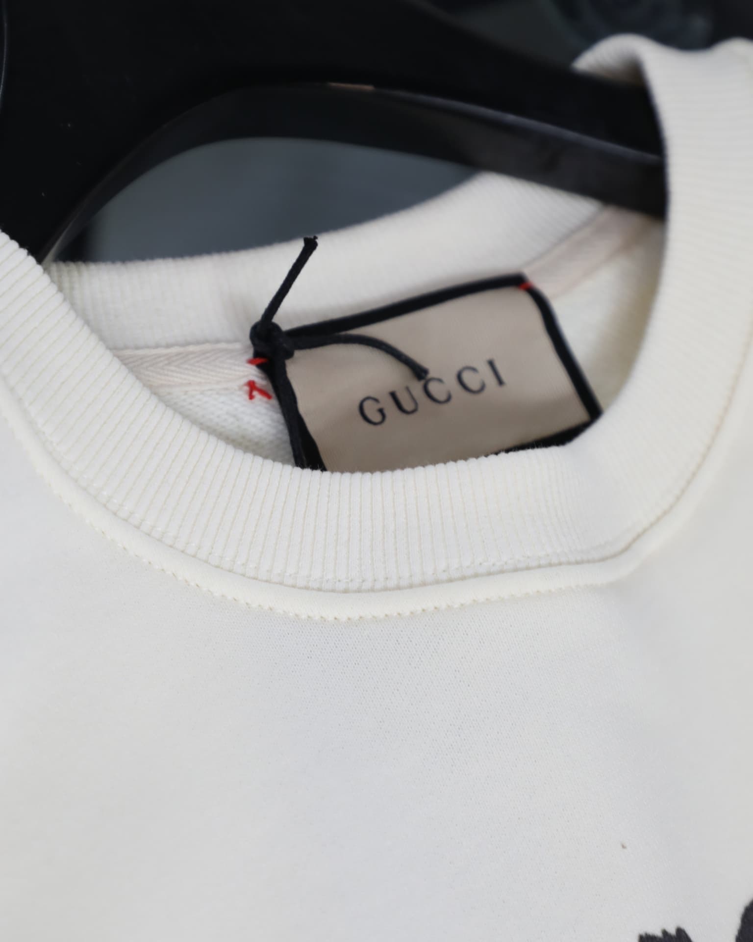 YupooPA GUCCI Blue Hat Puppy Print Crewneck Sweatshirt 2025 image 3