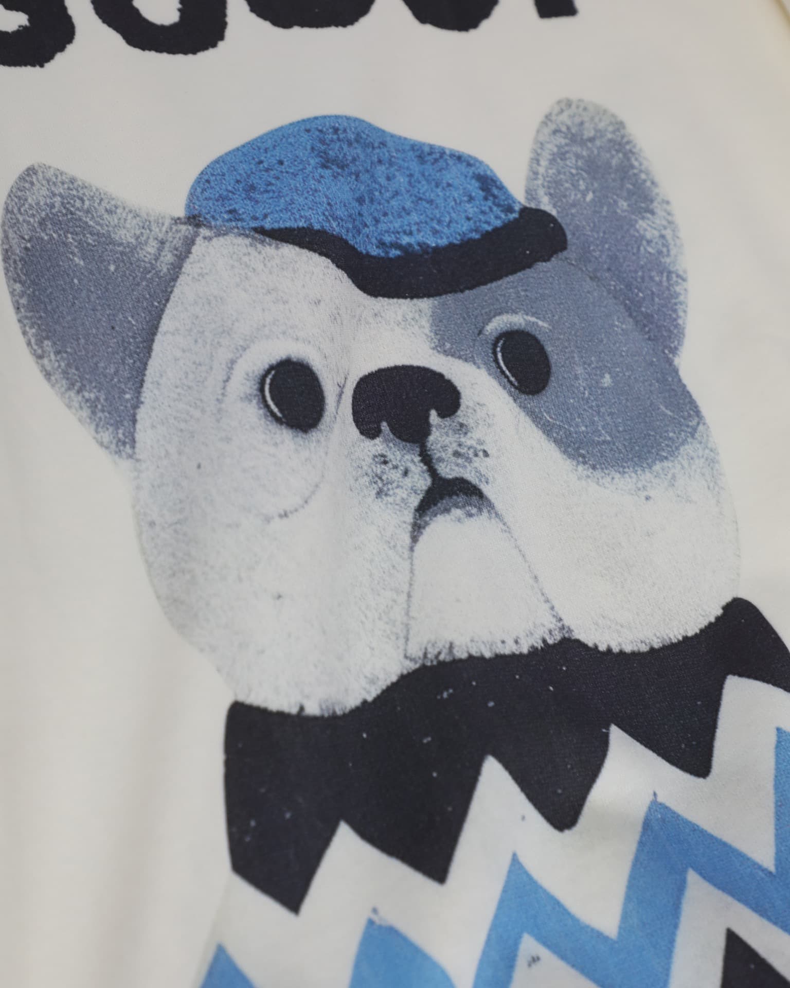 YupooPA GUCCI Blue Hat Puppy Print Crewneck Sweatshirt 2025 image 10