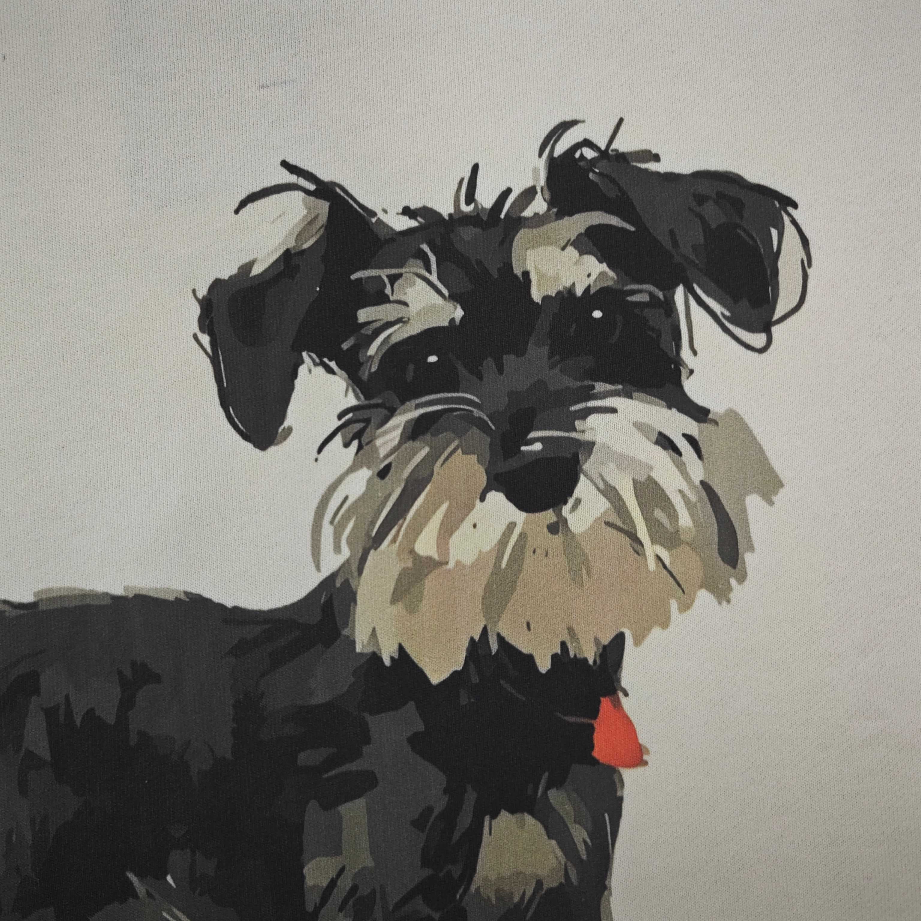 YupooPA Gucci 2025 A/W New Schnauzer Print Couples' Crewneck WHITE image 5