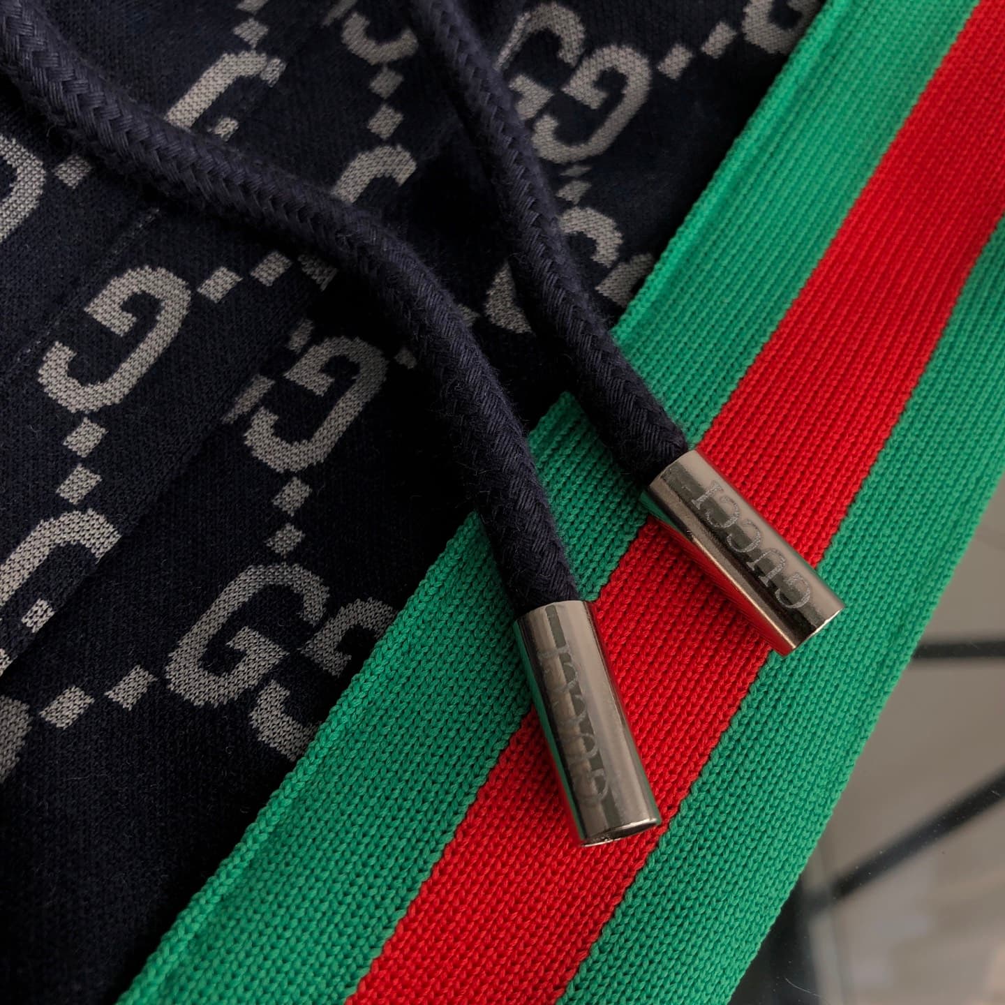 YupooPA Gucci 2025SS New Webbing Print Logo Couples Sweatpants image 5