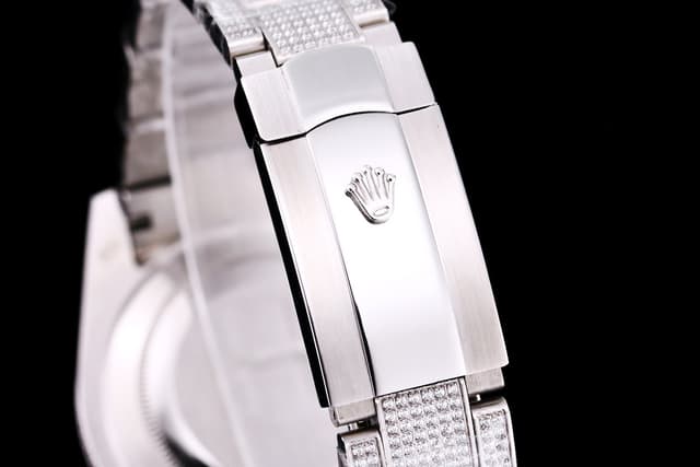 YupooPA Rolex Diamond-Rich 18K Nano Technology Watch Black | Yupoo Rep Watches image 9