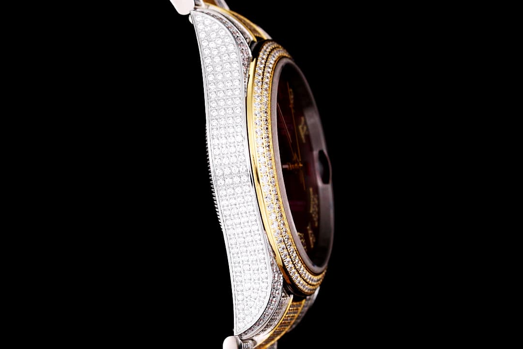 YupooPA Rolex Diamond AAA Zirconia Watch Red image 7