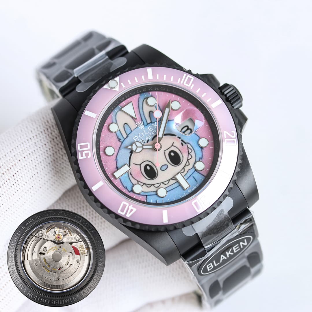 YupooPA Rolex Labubu Watch Pink Submariner POPMART image 1