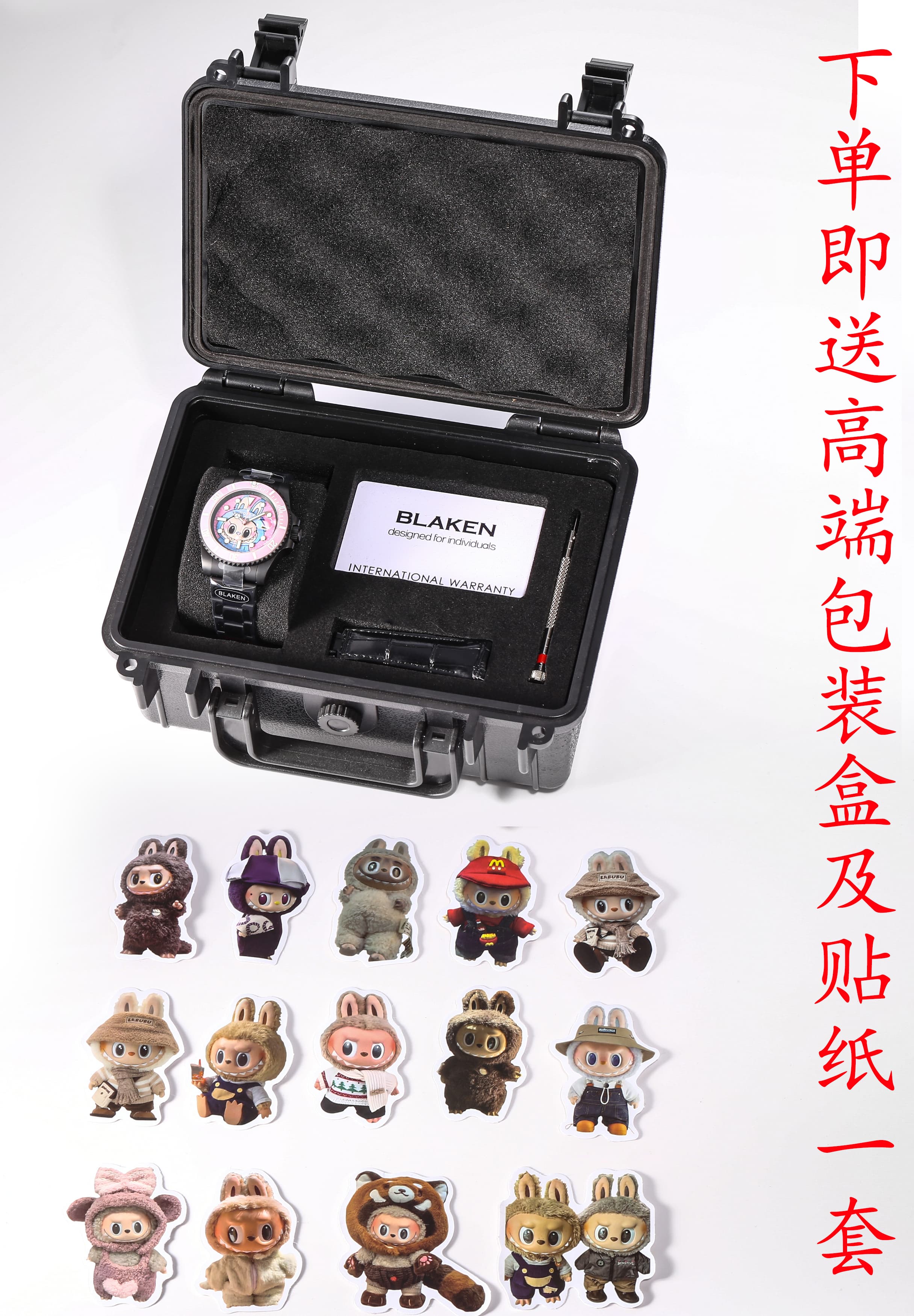 YupooPA Rolex Labubu Watch Pink Submariner POPMART image 4