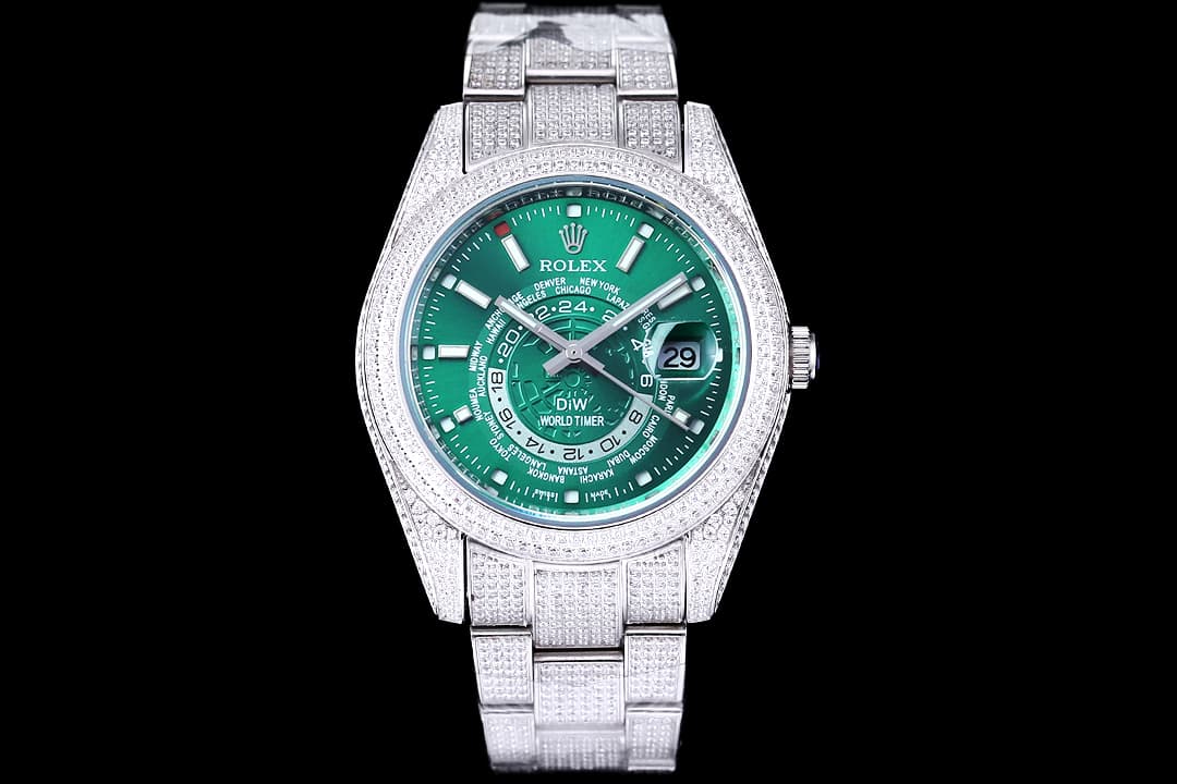  YupooPA Rolex Luxury Diamond Watch 18K Nano Tech 41mm 