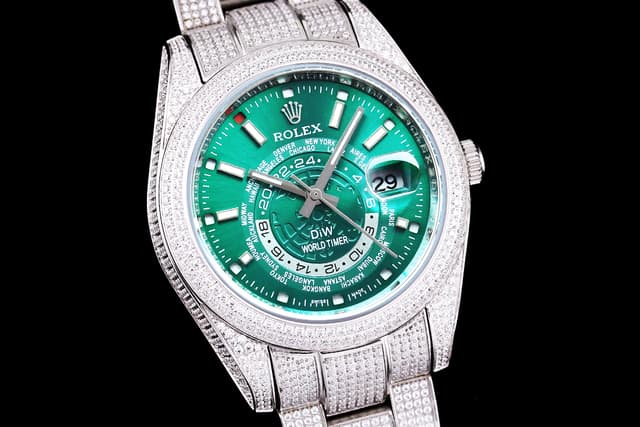 YupooPA Rolex Luxury Diamond Watch 18K Nano Tech 41mm | Yupoo Rep Watches image 3
