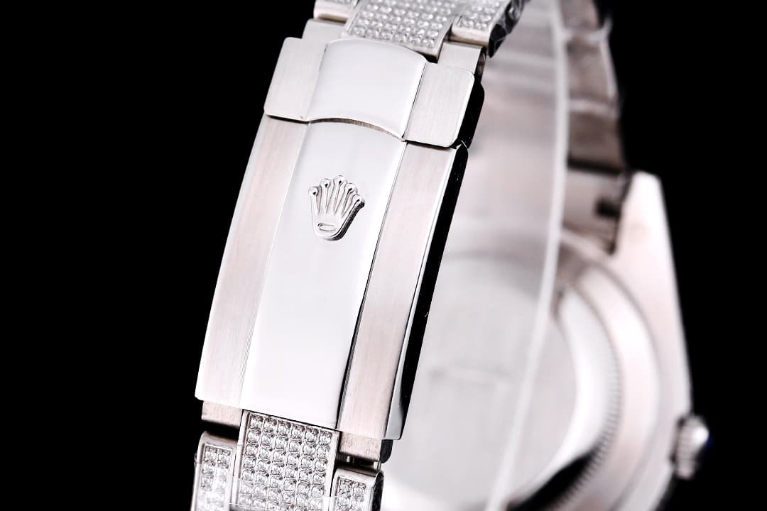  YupooPA Rolex Luxury Diamond Watch 18K Nano Tech 41mm  image 9