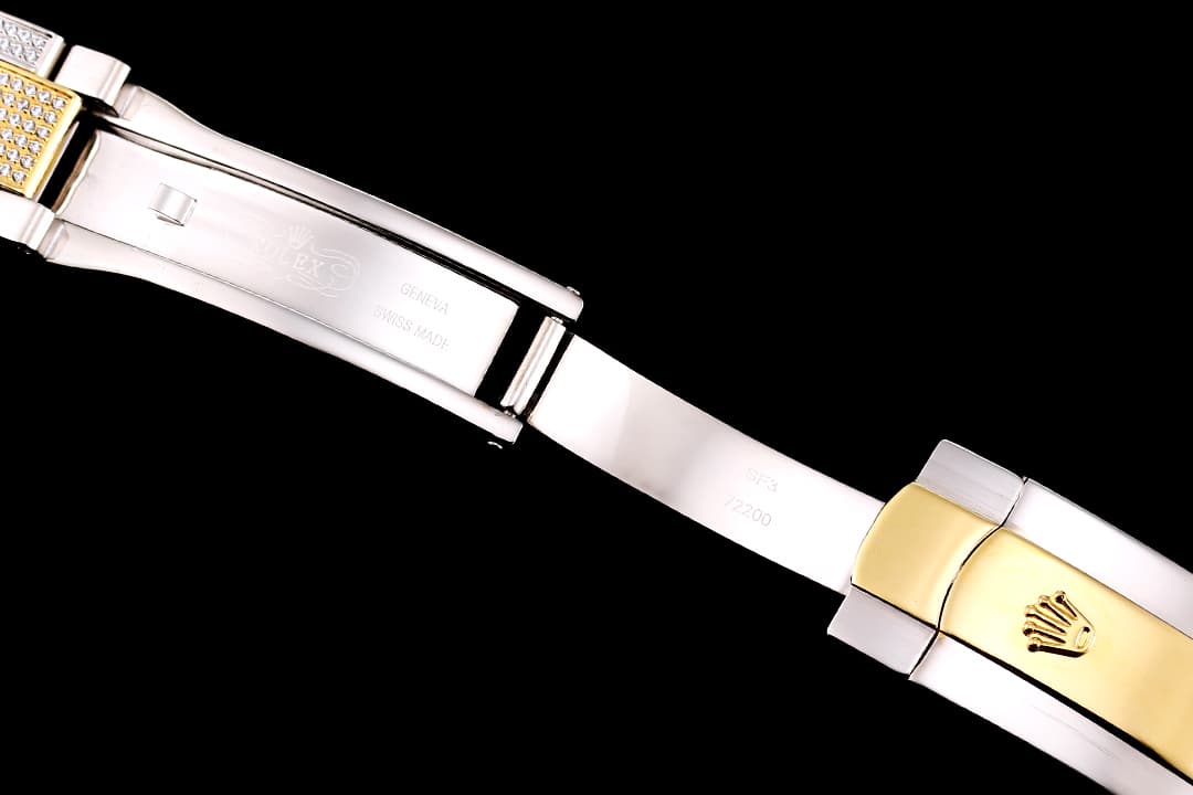 YupooPA Rolex Luxury Diamond Watch 18K Nano Tech 41mm Black image 9