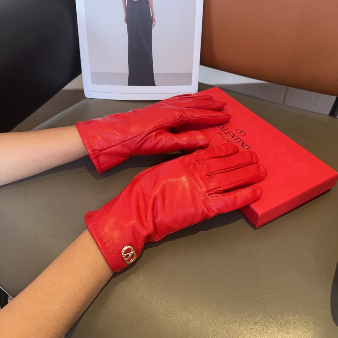 YupooPA Valentino Rep Red Gloves | Soft Lambskin | Yupoo