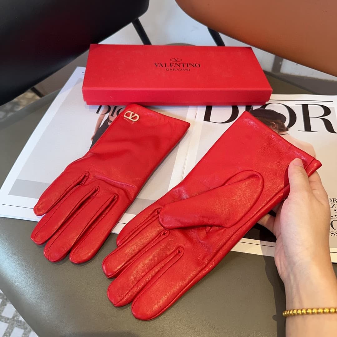 YupooPA Valentino Rep Red Gloves | Soft Lambskin image 8