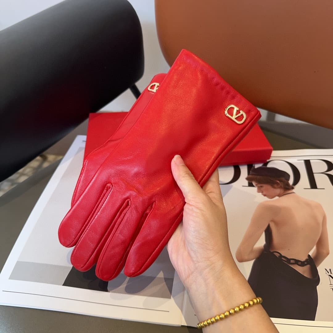 YupooPA Valentino Rep Red Gloves | Soft Lambskin image 10