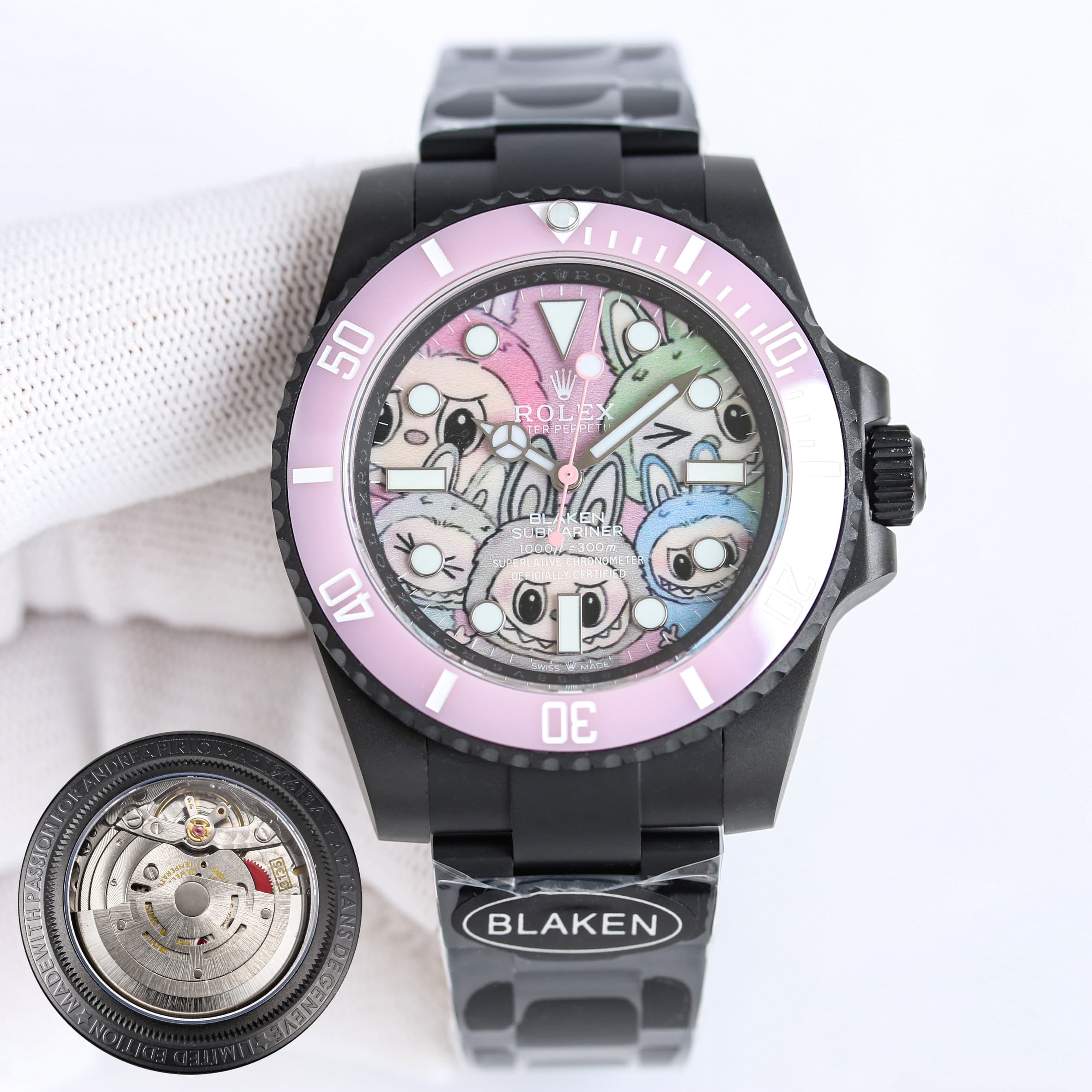 YupooPA Watch Rolex B33 BLAKEN x Labubu Submariner 40mm image 2