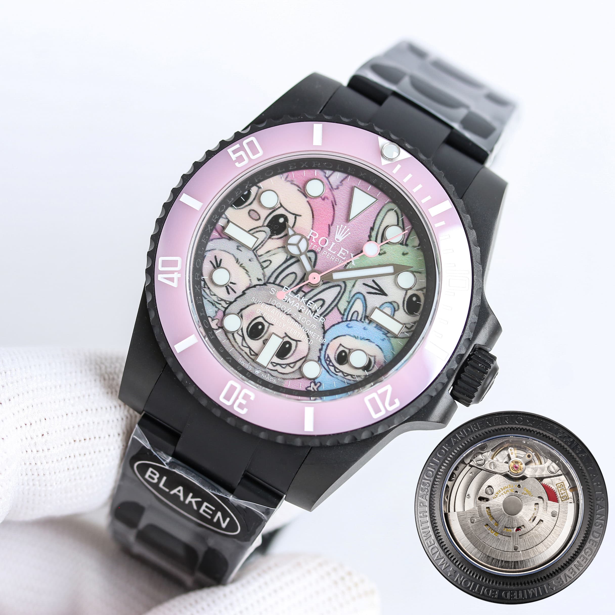 YupooPA Watch Rolex B33 BLAKEN x Labubu Submariner 40mm image 3