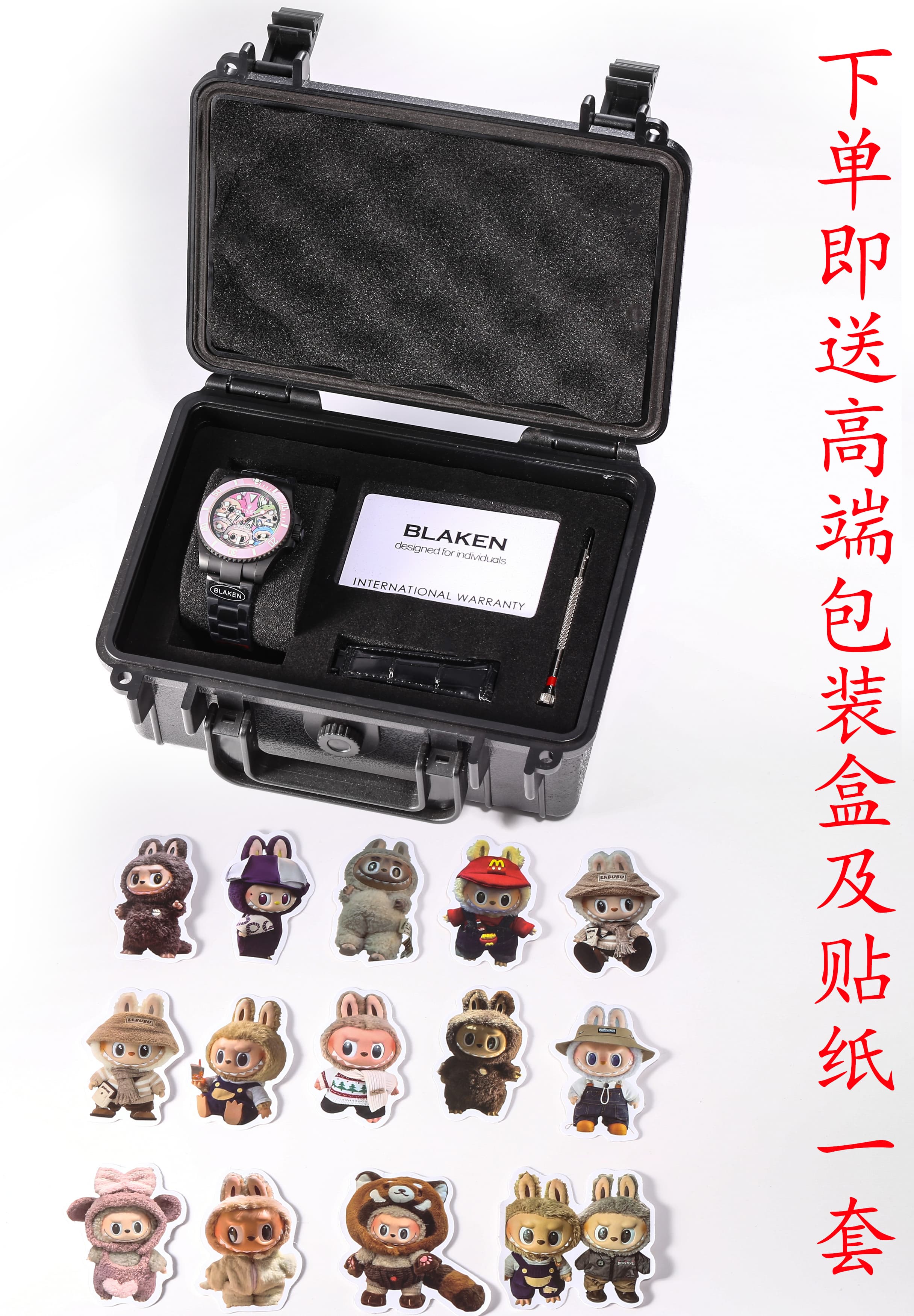 YupooPA Watch Rolex B33 BLAKEN x Labubu Submariner 40mm image 9