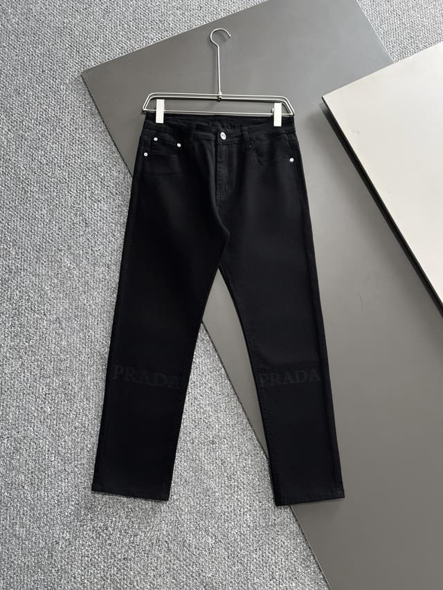 Yupoo PRADA Jeans Black Special store style | Rep Clothing image 2