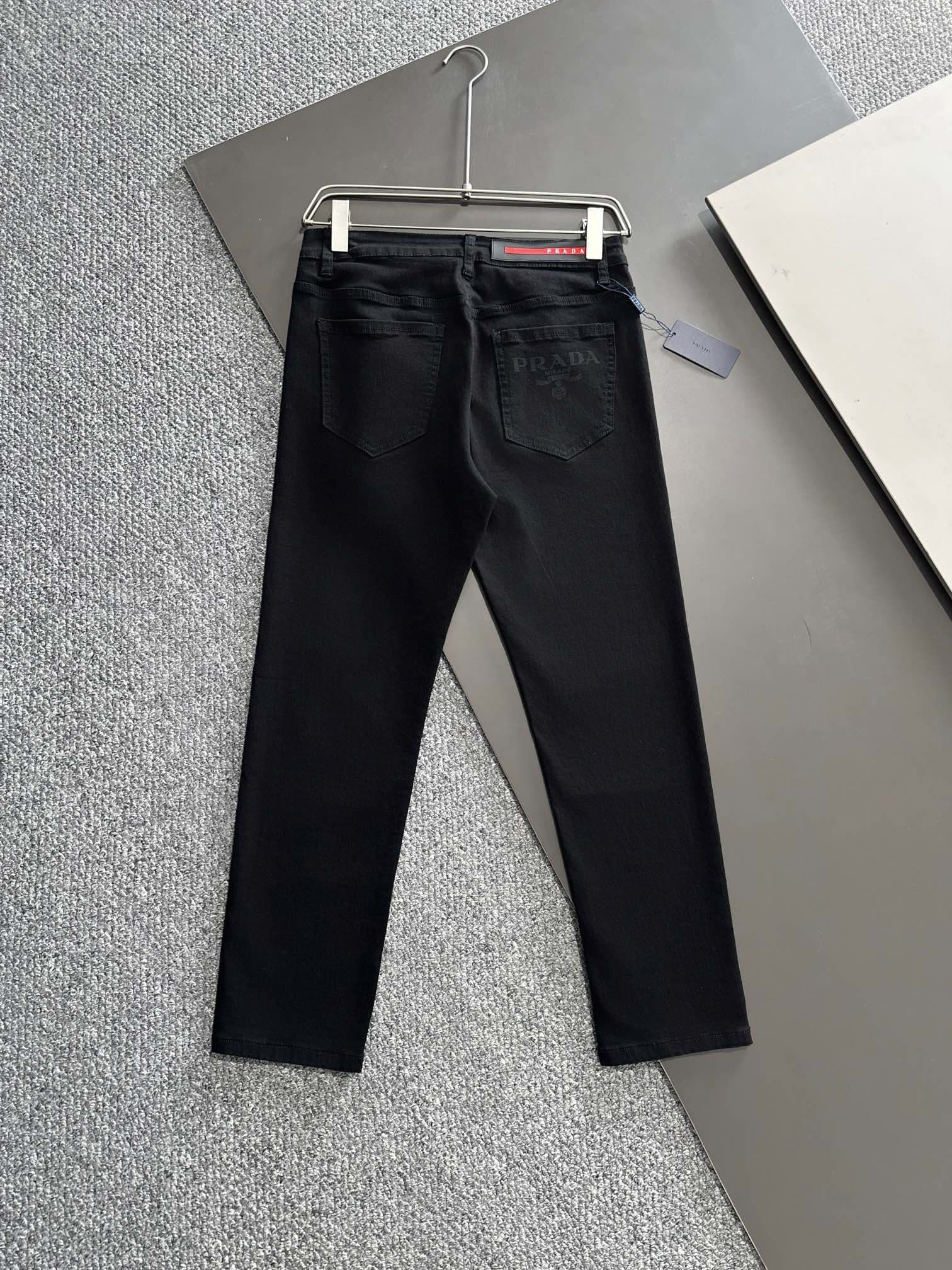 Yupoo PRADA Jeans Black Special store style image 3