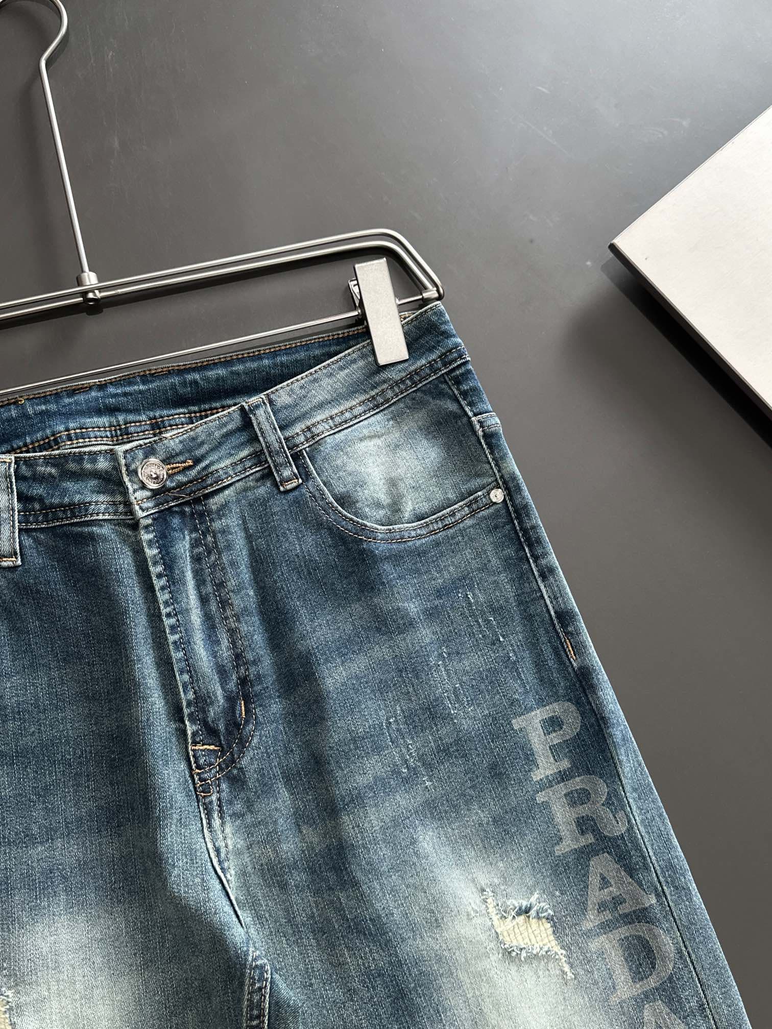 Yupoo PRADA Jeans Black Special store style Cowboy Color image 4