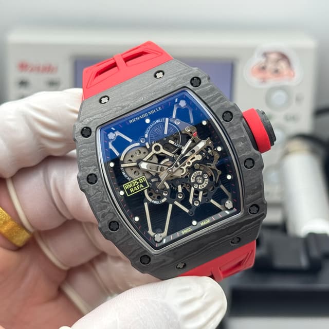 Yupoo RICHARD MILLE RM35-01 Carbon red Watch dupe | Rep Watches image 3