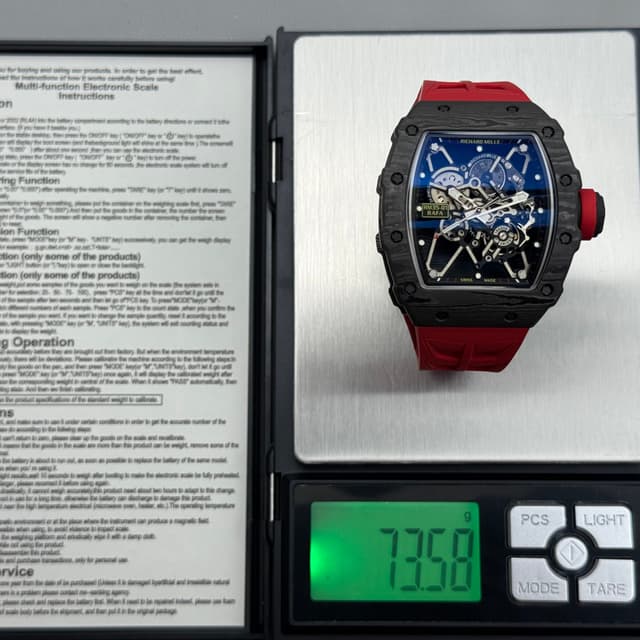 Yupoo RICHARD MILLE RM35-01 Carbon red Watch dupe | Rep Watches image 4