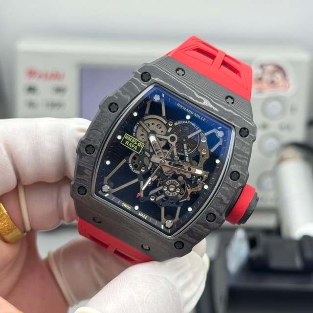 Yupoo RICHARD MILLE RM35-01 Carbon red Watch dupe | Rep Watches image 5