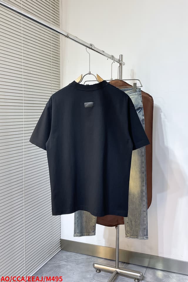 Yupoo alo Custom Silicone Print Heavyweight Cotton T-Shirt | Rep Clothing image 2