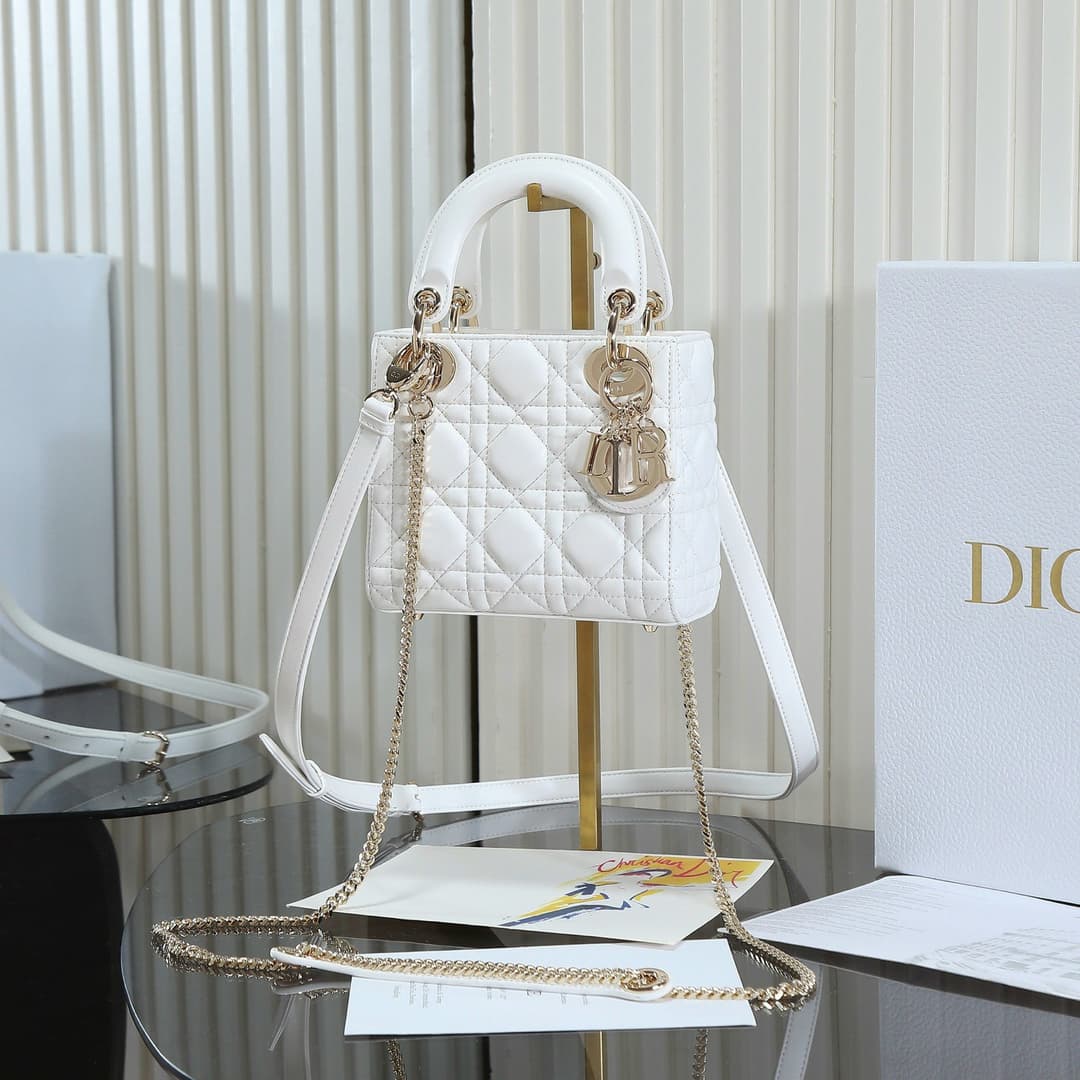 Yupoo bag | Rep Bag Christian Dior Lady Dior Mini – White image 1