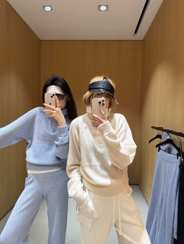alo long sleeve Yupoo clothes cotton Pink 006 | Rep Clothing image 6