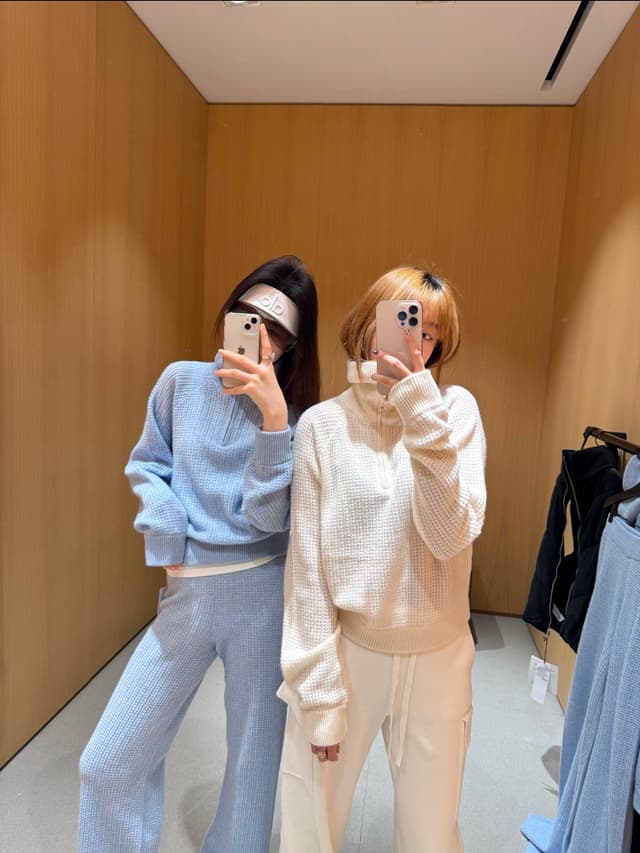 alo long sleeve Yupoo clothes cotton Pink 006 | Rep Clothing image 7