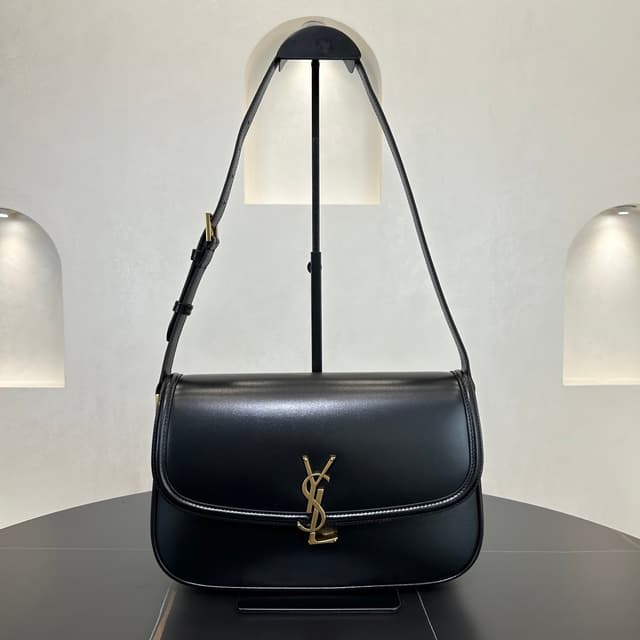 Saint Laurent Solferino Large Box Leather Black | Yupoo Rep Bags image 1