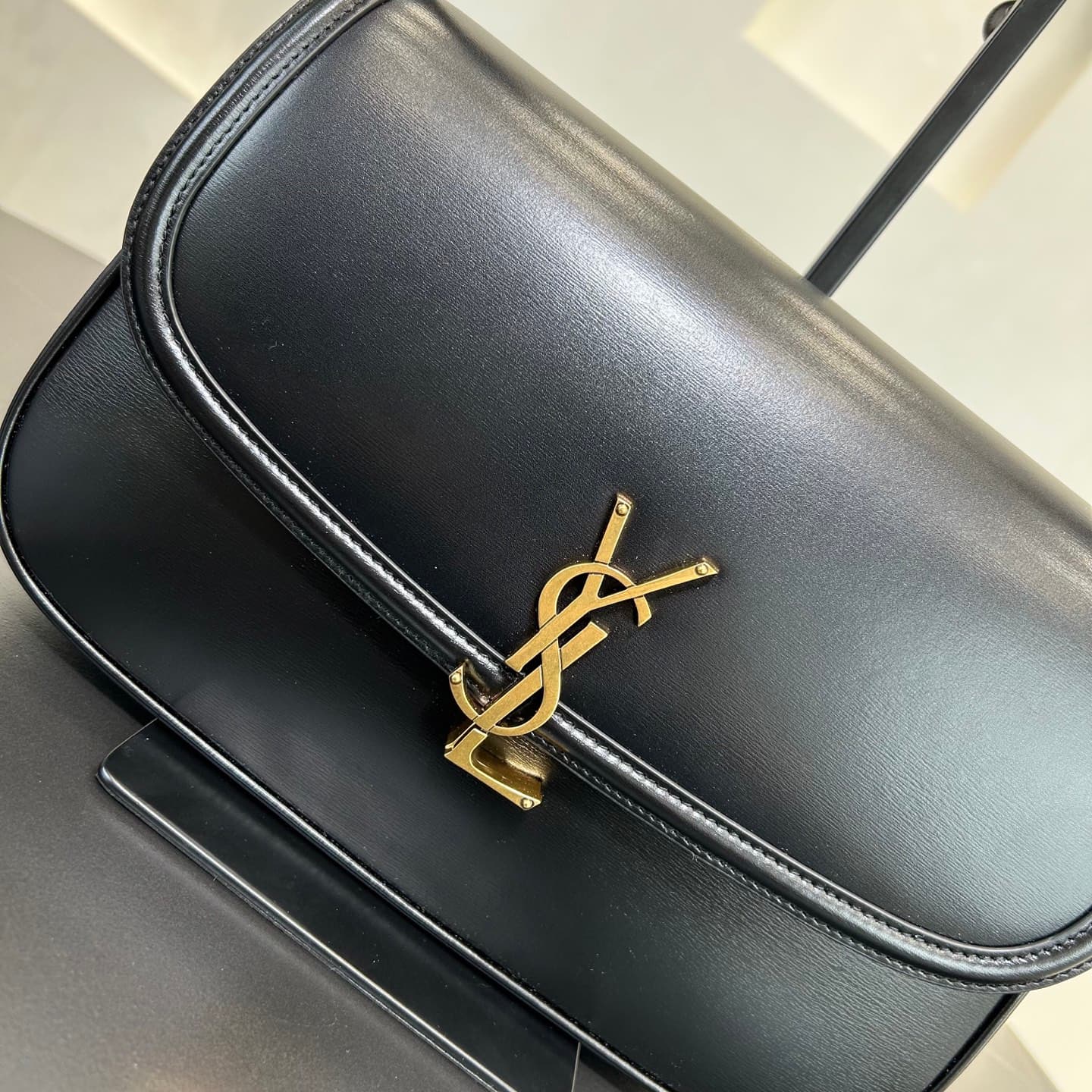 YupooPA  Saint Laurent Solferino Large Box Leather Black image 5