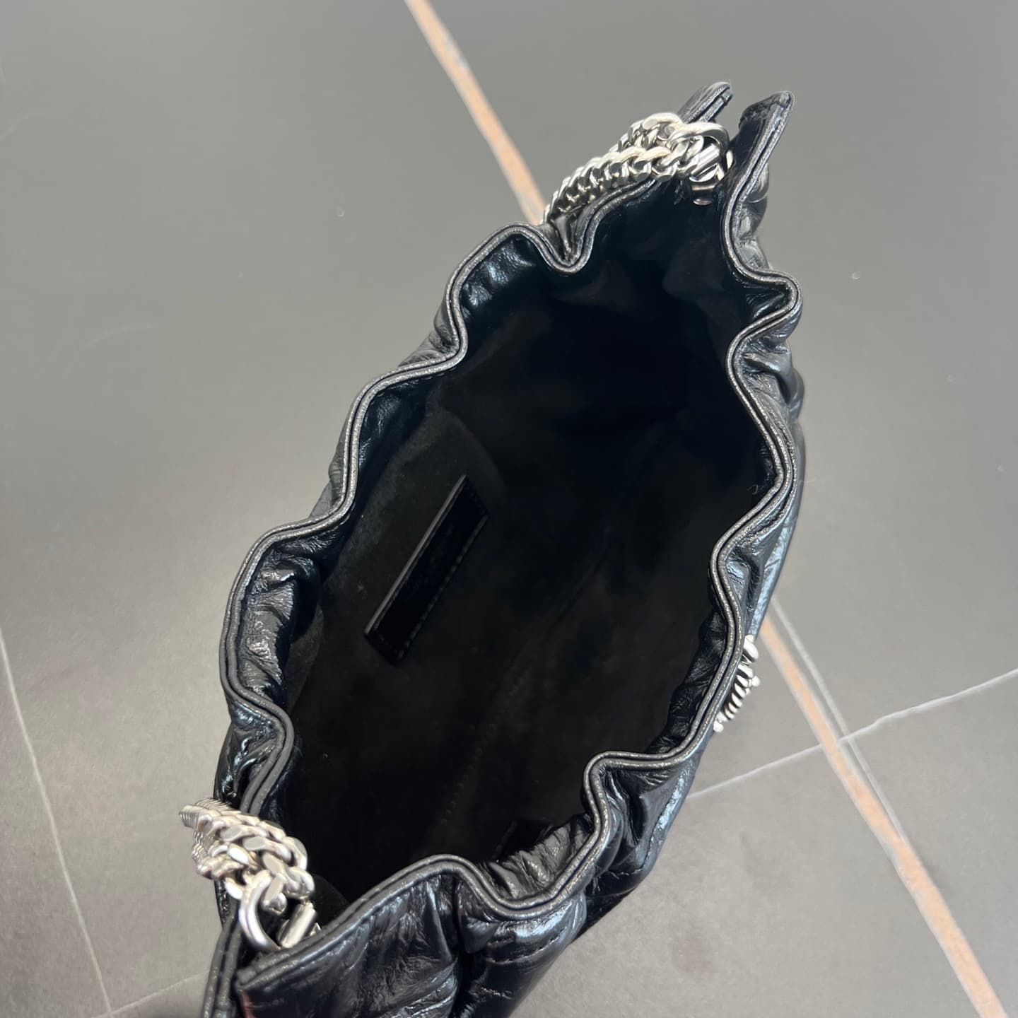 YupooPA Ysl Vintage Cloud Mini Leather Shoulder Black image 8