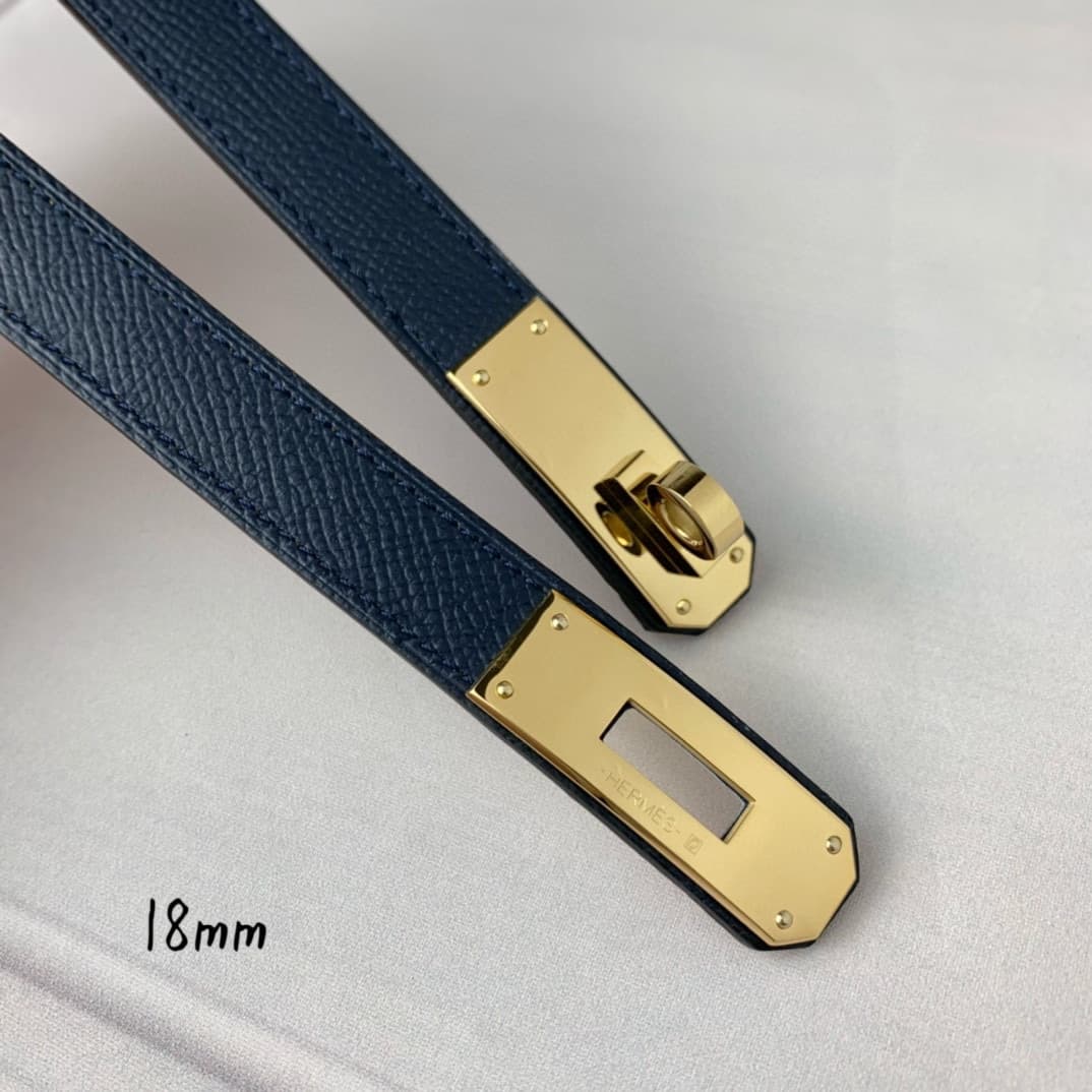 YupooPA Hermes Belt  Kelly 1.8Cm Reversible Belt image 7