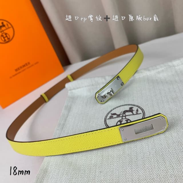 Hermes Belt Kelly 1.8cm Reversible Gold | Yupoo Rep Belts image 4