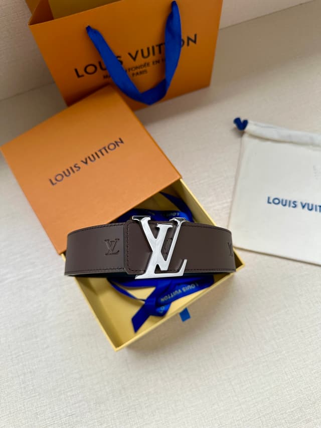 LV Initiales Blason 40mm Belt YupooPA LV Belt Brown | Yupoo Rep Belts image 5