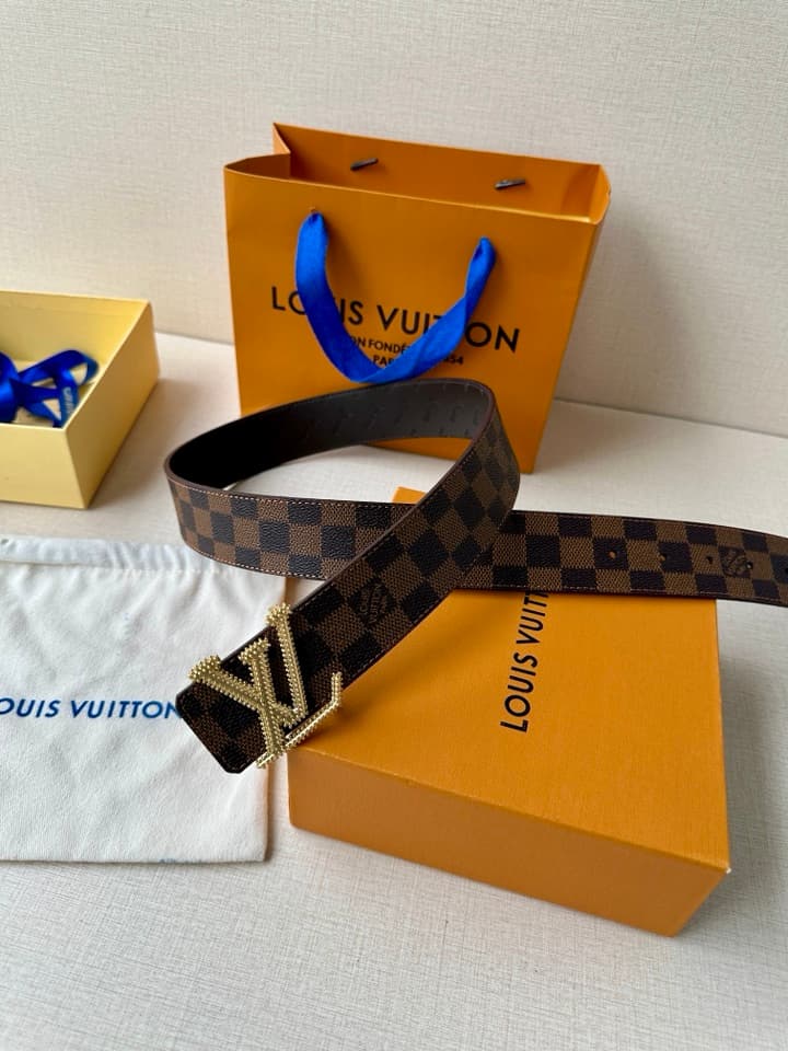 Lv Initiales Studs Reversible Belt 40Mm YupooPA Belt image 6