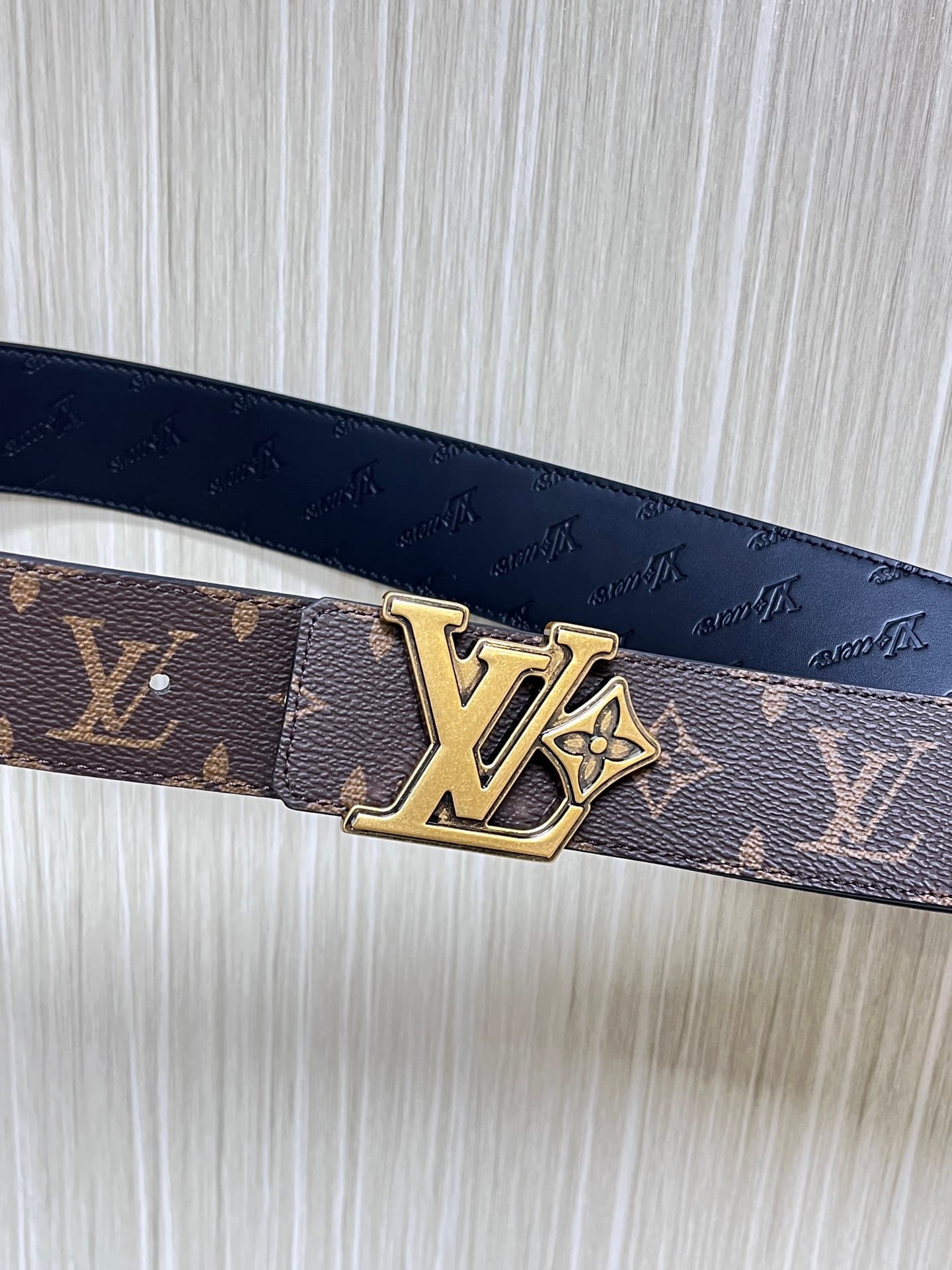 Lv Reversible Belt 40Mm Dual-Sided  YupooPA Lv Belt Brown image 6