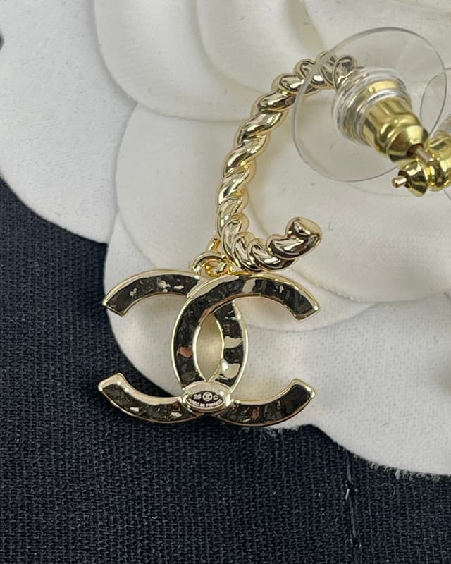 Chanel Double C Stud Earrings YupooPA Jewelry Silver And Gold | Yupoo Rep Jewelry image 10