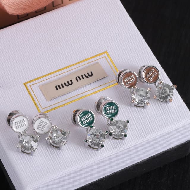 Miumiu Stud Earrings YupooPA LV | Yupoo Rep Jewelry image 2