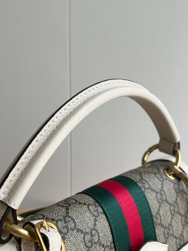 Gucci Bags Bee Queen Margaret Handbag White - 476541 | Yupoo Rep Bags image 7